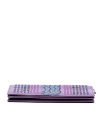 Pre-Loved by Azura Reborn - Pre-Loved Nappa Intrecciato Embroidered Continental Wallet on Chain