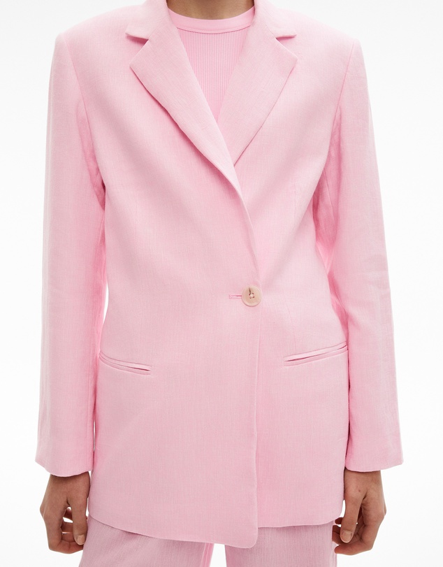 Witchery - Linen Double-breasted Blazer