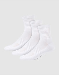 Pussyfoot - 9 Pack Unisex Sport Quarter Crew Socks