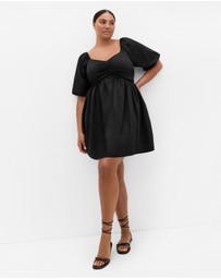 City Chic - Minna Babydoll Mini Dress