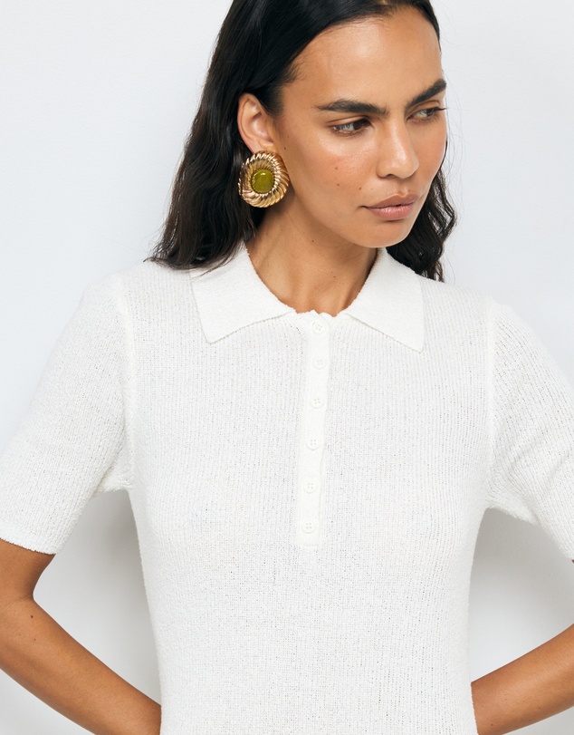 AERE - Asha Textured Knit Dress