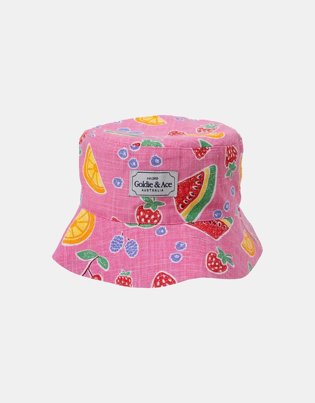 Goldie + Ace - Fruit Salad Bucket Hat - ICONIC EXCLUSIVE - Babies-Kids