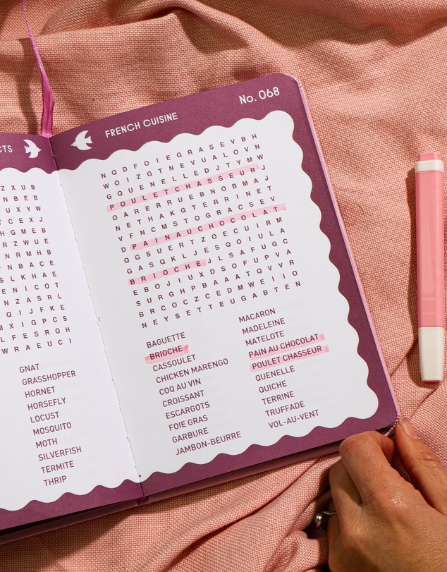 Journey Of Something - Word Search - Pink Abstract