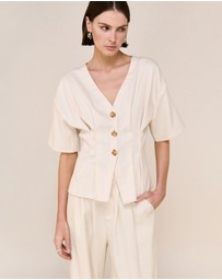 Staple the Label - Sable Top