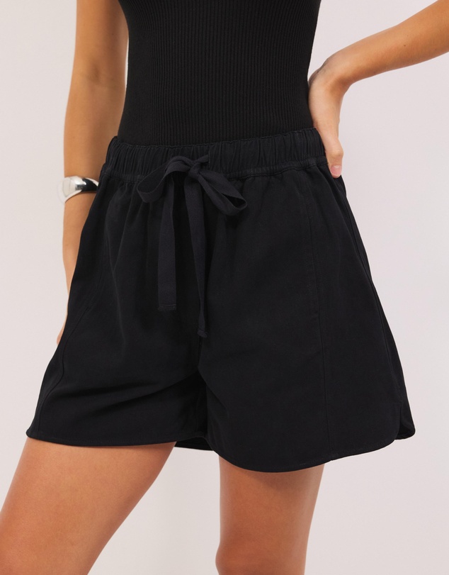 Calli - Matt Cotton Twill Shorts