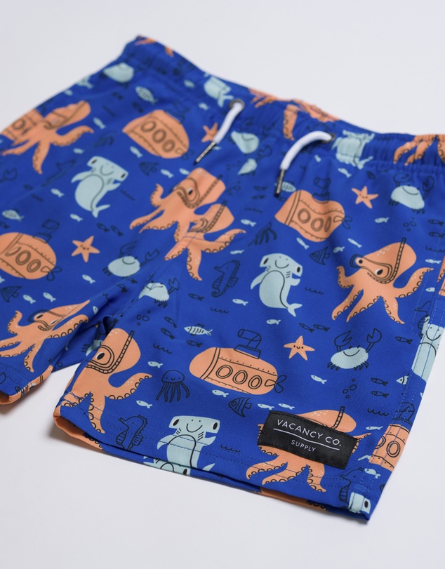 Vacancy Co - Sea Life Swim Short - Youth
