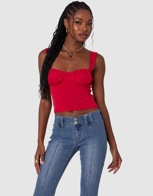 EDIKTED - Danica Cupped Tank Top