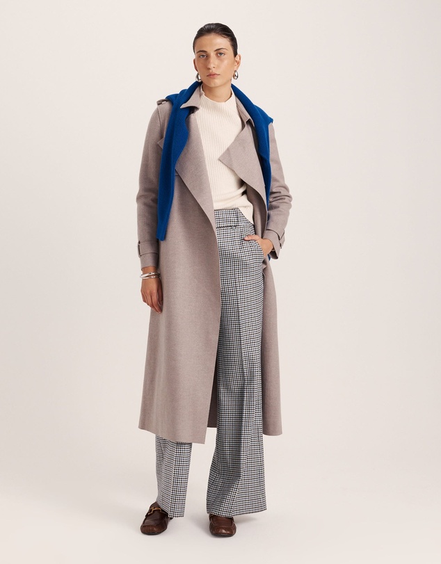 SABA - Prudence Wool Check Pant