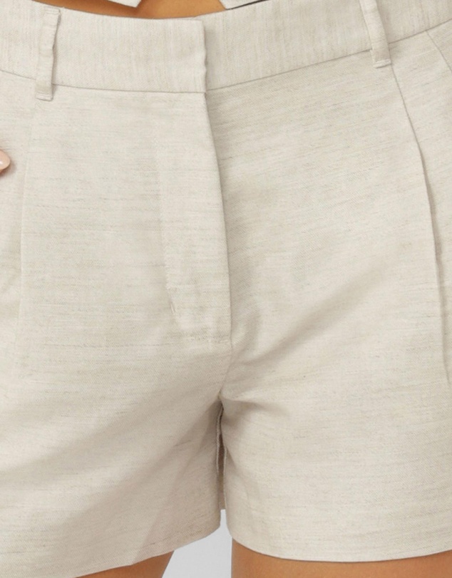 Lorna Jane - Hamptons Tailored Linen Shorts