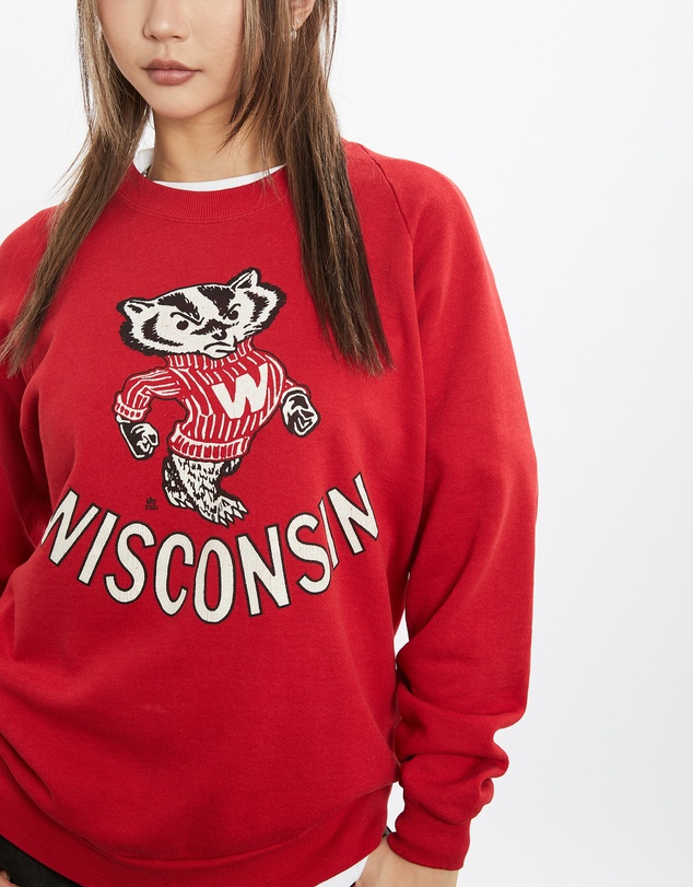 Vintage by The Real Deal - Pre Loved - 1987 NCAA Wisconsin Badgers Sweatshirt