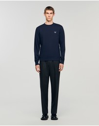 Sandro - Single Coeur Crewneck Sweatshirt