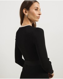 Atmos&Here - Maci Fitted Midi Knit Dress