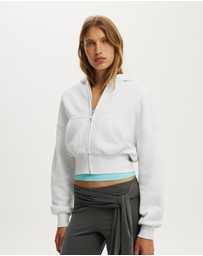 Cotton On - Oversized Zip Through Hoodie