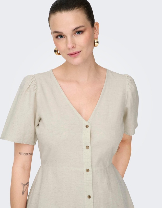 ONLY - Vita Life Buttoned Mini Dress