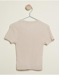 All Fenix - Mini Rib Knit Tee - Babies-Kids