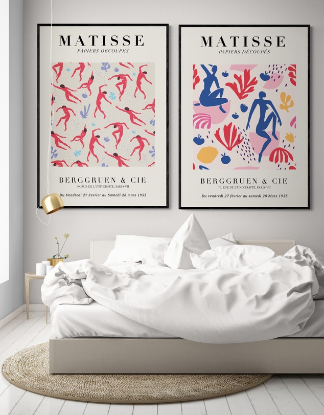 Inka Arthouse - The Dancers Set of 2 by Henri Matisse Art Print