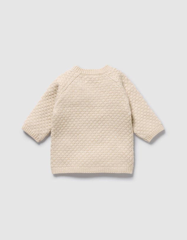 Wilson & Frenchy - Organic Knitted Bubble Kimono Cardigan - Babies