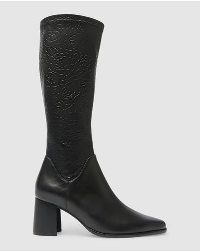 BLACK / EMBOSS STRETCH