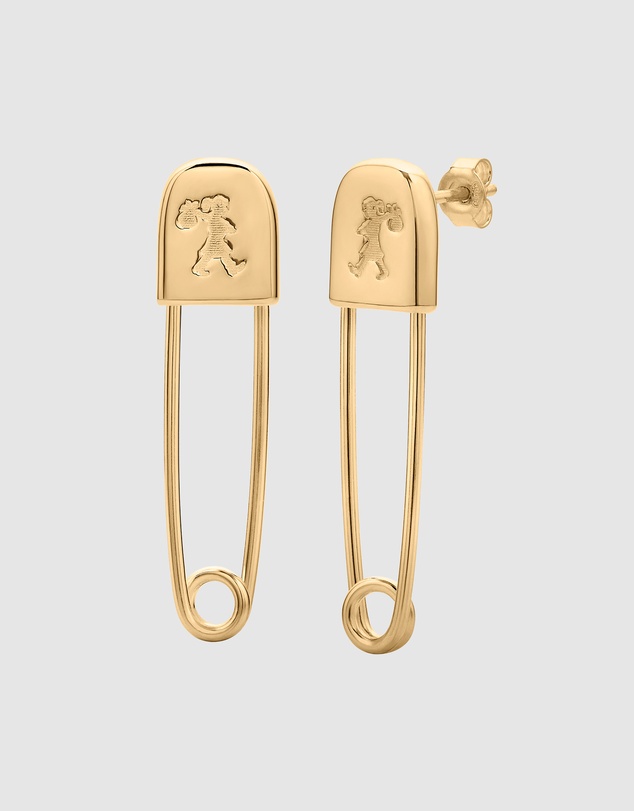 Karen Walker - Runaway Safety Pin Studs