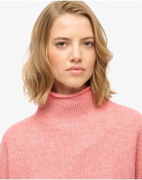Superdry - Slouchy Mock Neck Jumper