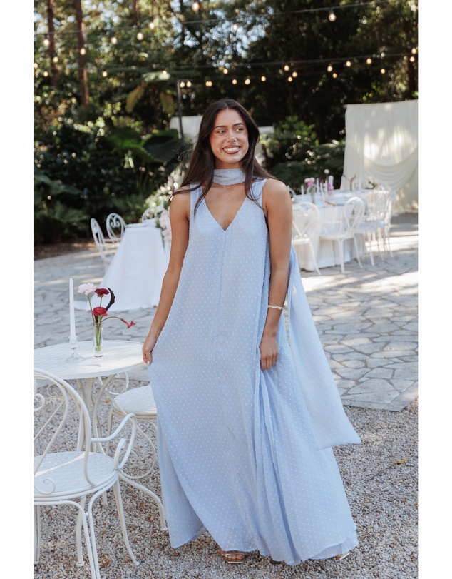 Petal & Pup - Aeryn Maxi Dress - Pale Blue