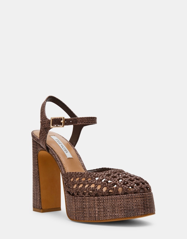 Steve Madden - Lexie-Raff Brown Heels