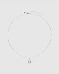 Najo - Love Lock Silver Pendant (45cm + 5cm ext)