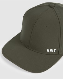 UNIT - UNIT Mens Performance Headwear - Curve Peak Snapback Cap