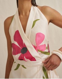 BY JOHNNY. - Tropicana Wrap Mini Dress