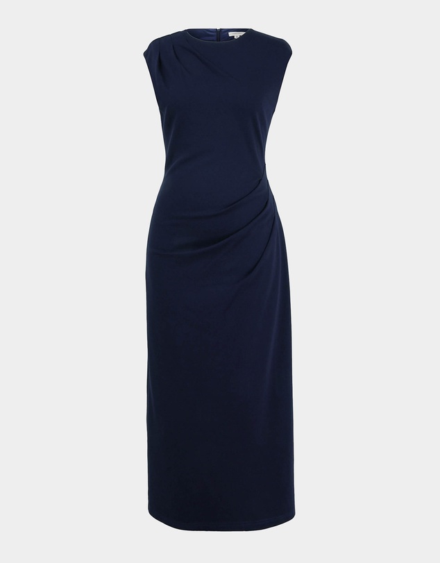 Forcast - Adele Pleated Midi Dress