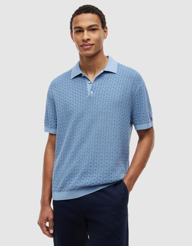 Tommy Hilfiger - Relaxed Fit Washed Structured Polo Shirt