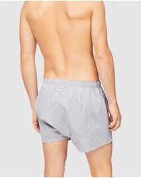 Calvin Klein - Cotton Classics 3 Pack Woven Boxers