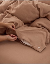 Sheet Society - Eve Linen Quilt Cover Set
