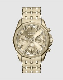 Diesel - Stinger Gold Tone Chronograph Watch