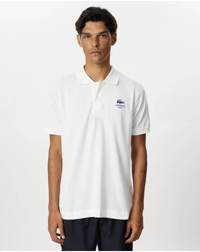 Lacoste - Soft Branding Classic Fit Pique Polo