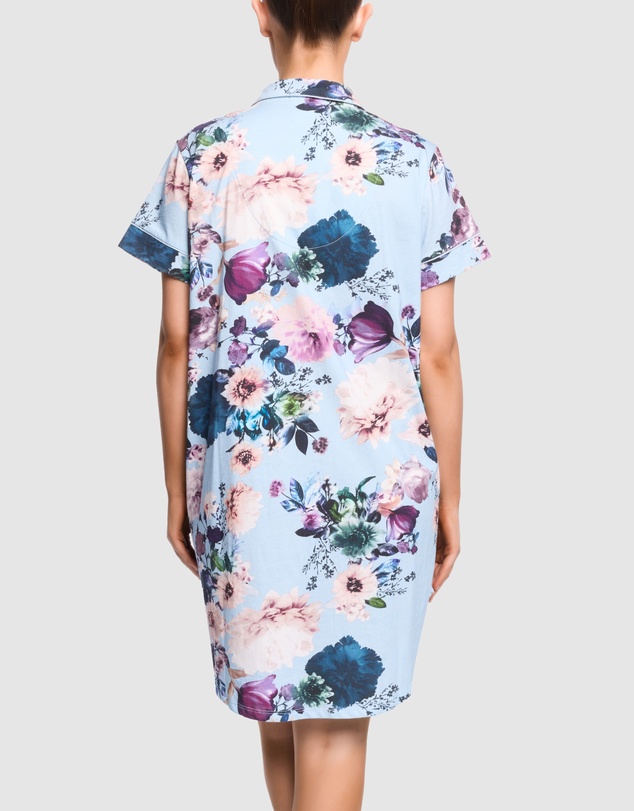 Sainted Sisters - Sadie Short Sleeve Cotton Nightshirt