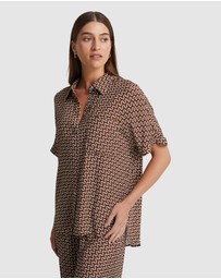 Oxford - Jasmine Zigzag Short Sleeve Shirt