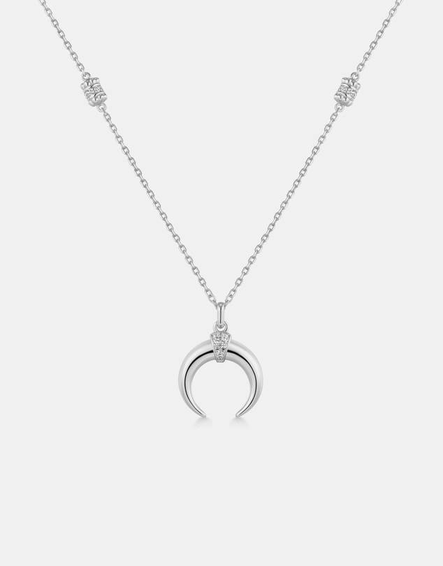 Ania Haie - Ania Haie Silver Reversible Horn Necklace