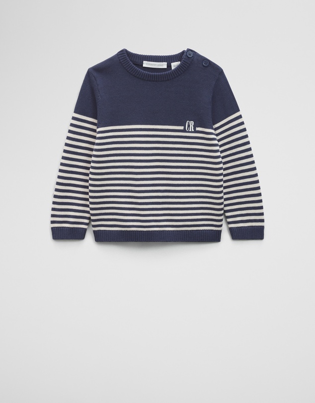 Country Road - Stripe Country Road Logo Knit