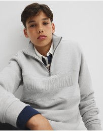 Country Road - Teen Australian Cotton Heritage Half Zip Sweat