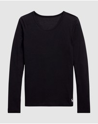 Polo Ralph Lauren - Club Cotton Long Sleeve Crew Neck Sleep T-Shirt