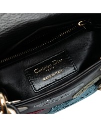 Pre-Loved by Azura Reborn - Pre-Loved Mini Calfskin Beaded Lady Dior