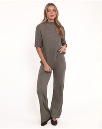 Petal & Pup - Remii Knit Pant Set - Khaki