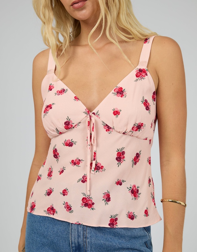 All About Eve - Scarlett Top Print