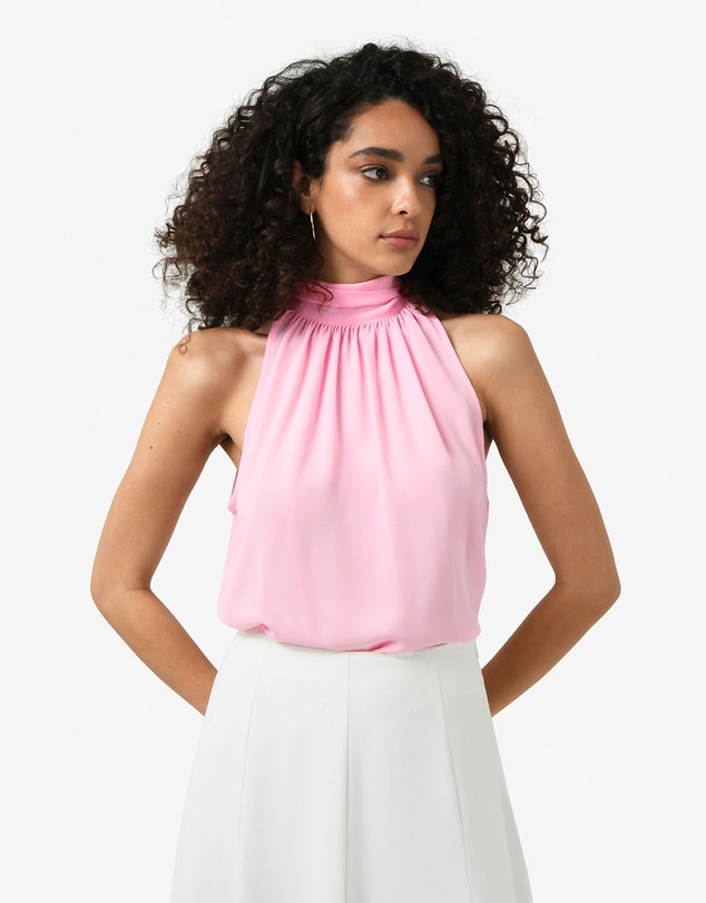 Forcast - Shelby Draped Sleeveless Top