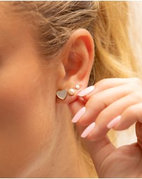 Mestige - Starlight Trio Earrings Set - 18K Gold Plated