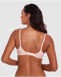Bras N Things - Body Bliss Lace Contour Plunge Bra - Blush Pink
