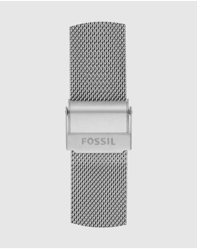 Fossil - Silver-Tone Strap Bar - Ladies