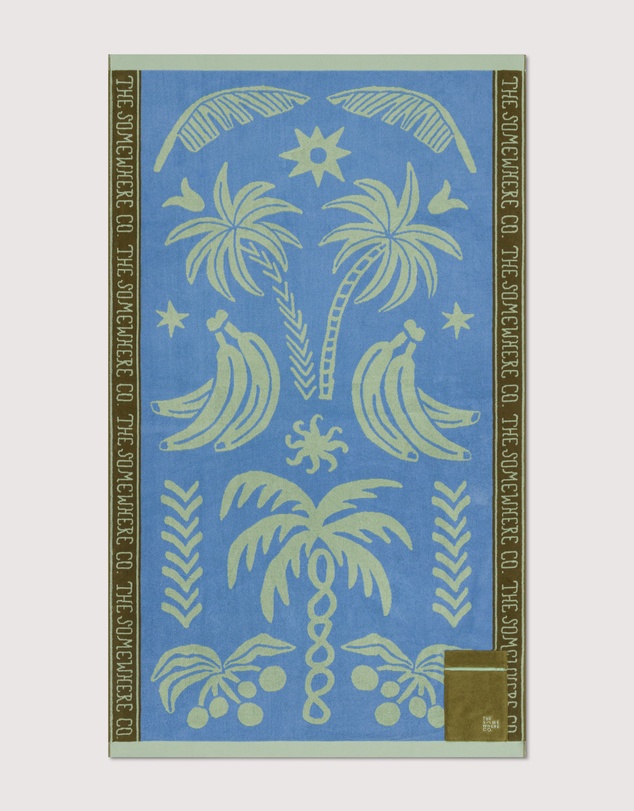 The Somewhere Co - Tropicalia Premium Cotton Beach Towel