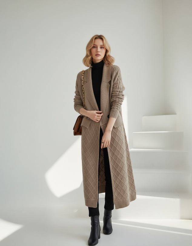 Mossée - Freya Knit Longline Cardigan